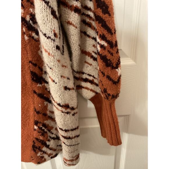 Afrm Fulton Animal Print Oversized Open Front Cardigan, XS/S - Picture 7 of 8